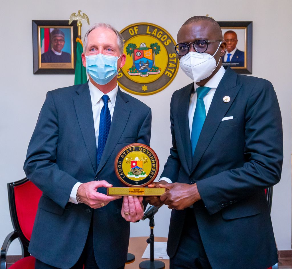 GOV. SANWO-OLU RECEIVES THE CHAIRMAN & MANAGING DIRECTOR OF CHEVRON NIGERIA AND MID-AFRICA
